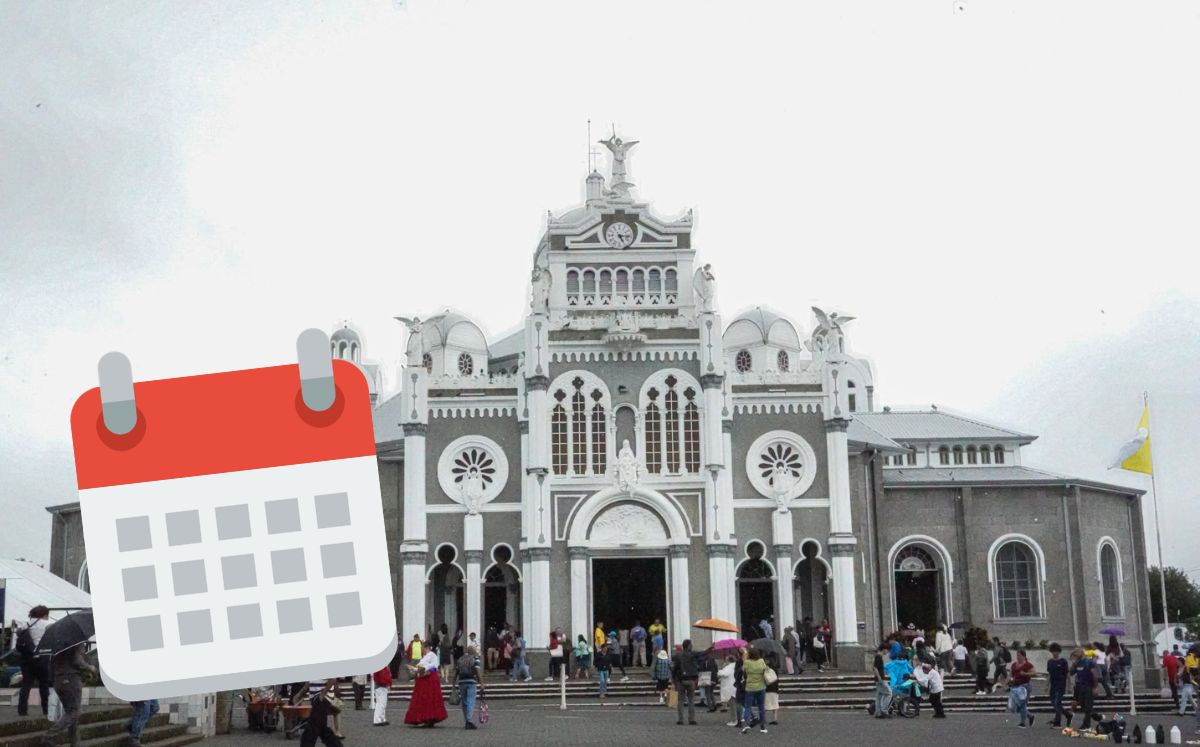 En Costa Rica hay dos tipos de feriados, de pago obligatorio y pago no obligatorio. (Basílica Nuestra Señora de los Ángeles Oficial)