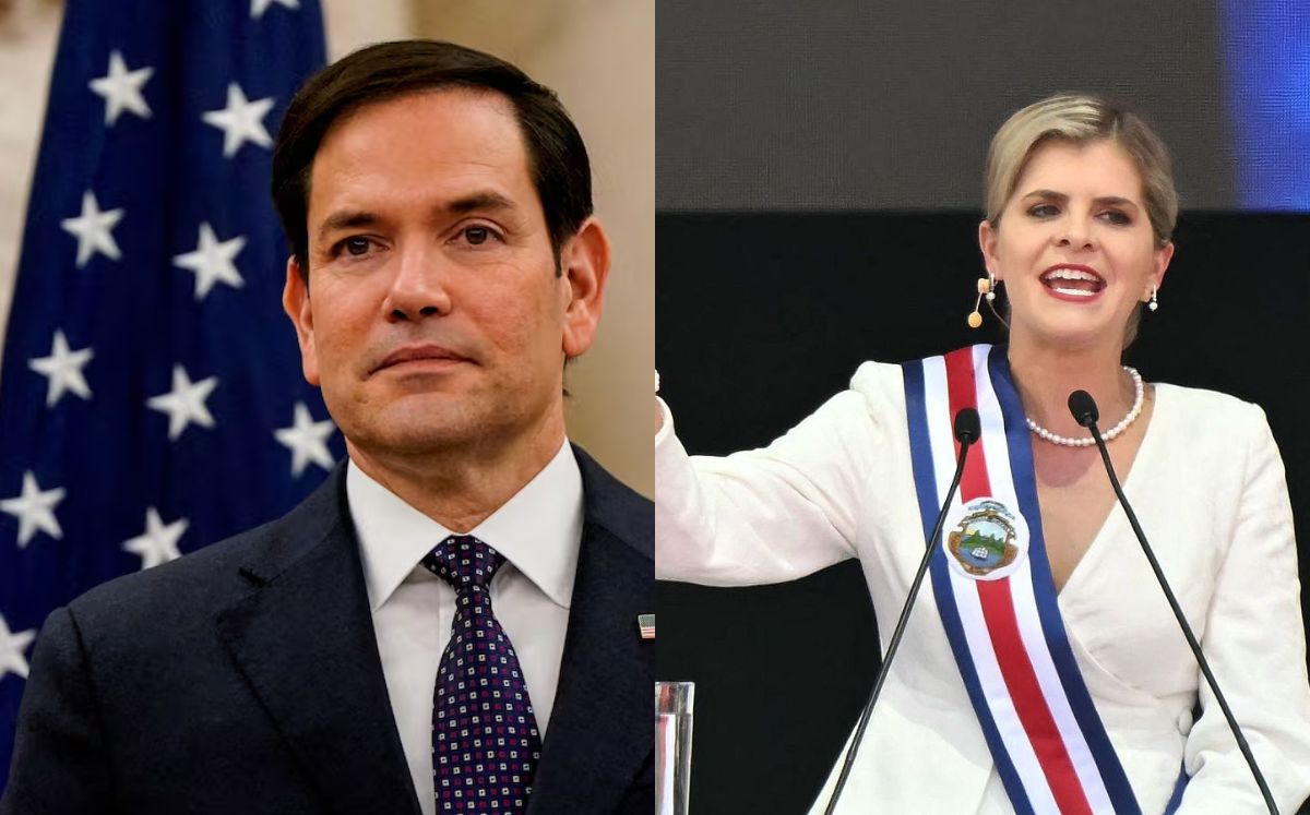 Marco Rubio conversa con Laura Fernández sobre seguridad y comercio