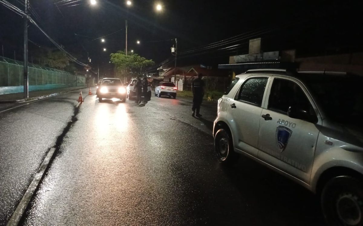 Fuerza Pública aprehendió a 17 personas durante el fin de semana en la Zona Sur.