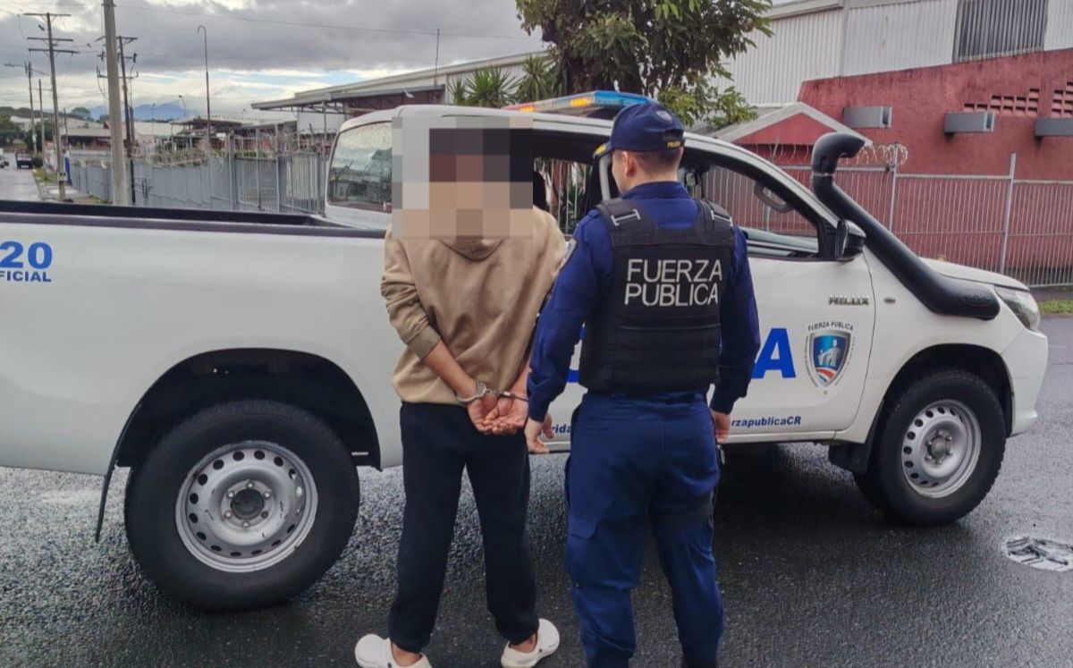 Fuerza Pública captura a seis personas en Heredia