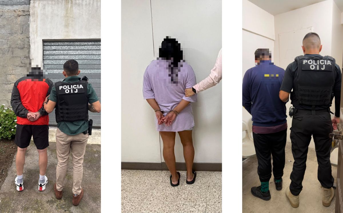 Otros de los detenidos en los allanamienrtos. (OIJ)