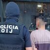 Uno de los sospechosos detenidos en Limón. (OIJ)