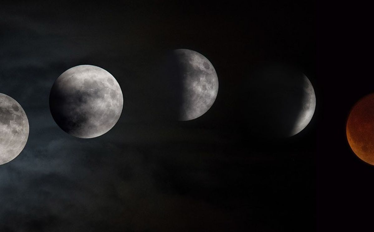 la Luna se torne rojiza al ingresar casi por completo en la sombra de la Tierra. (NASA)