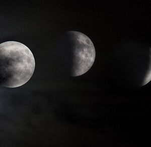 la Luna se torne rojiza al ingresar casi por completo en la sombra de la Tierra. (NASA)