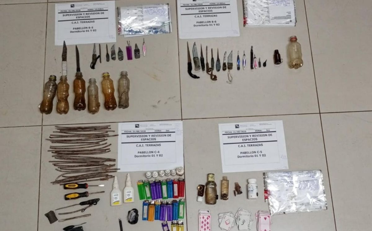 Policía Penitenciaria decomisa droga, celulares y armas en Alajuela