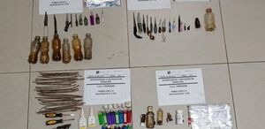 Policía Penitenciaria decomisa droga, celulares y armas en Alajuela