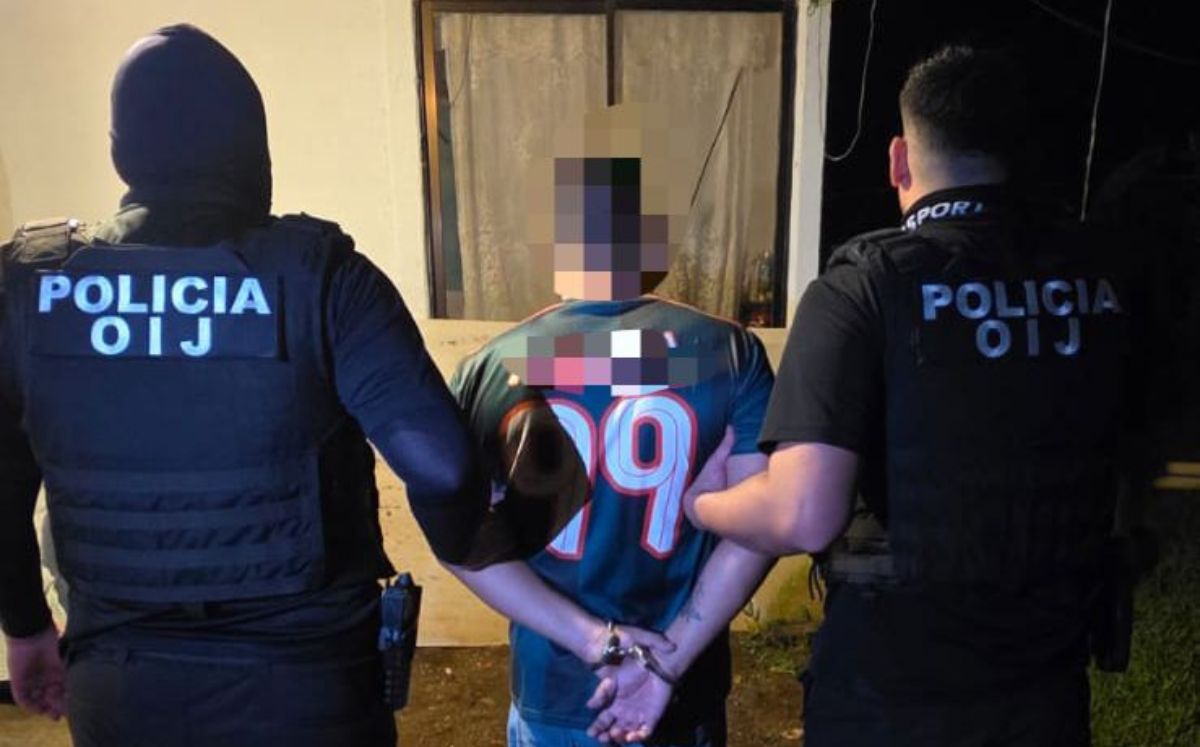Oficial de la Fuerza Pública detenido. (OIJ)