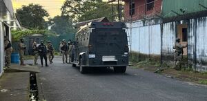 Ocho allanamientos se realizan en Los Lirios y Quinto de Limón. (OIJ)