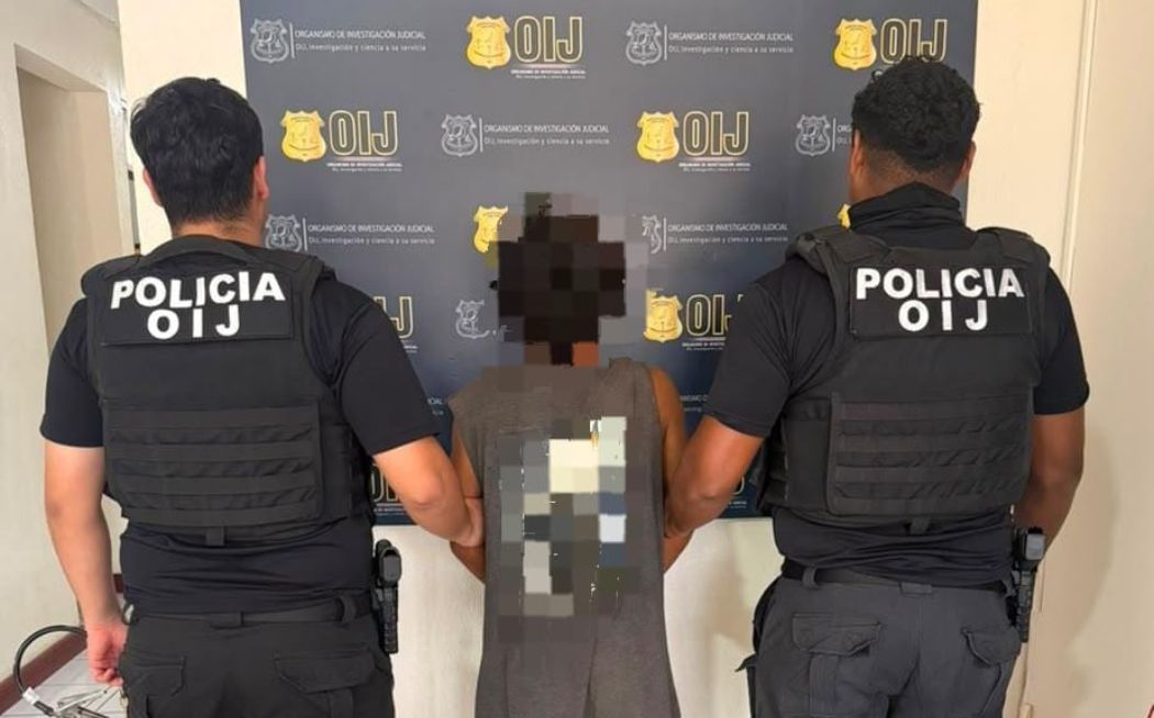 El hombre fue detenido en vía pública. (OIJ)