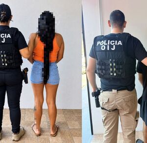 Agentes detenidos por las autoridades. (OIJ)