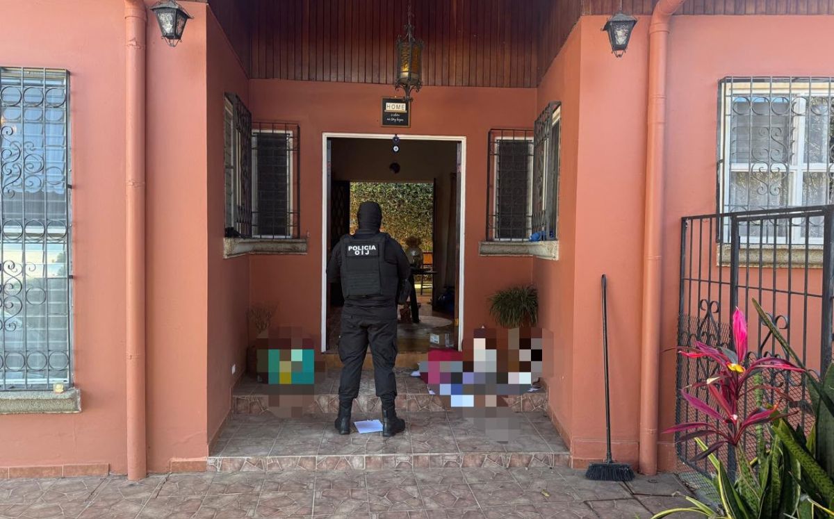 Allanamientos realizados por los agentes judiciales. (OIJ)