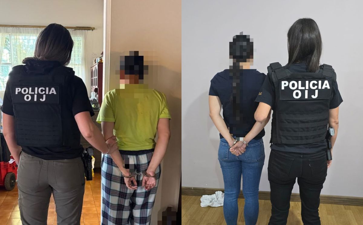 Sospechosas detenidas por las autoridades. (OIJ)