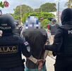 Uno de los sospechosos detenidos por los agentes judiciales. (OIJ)