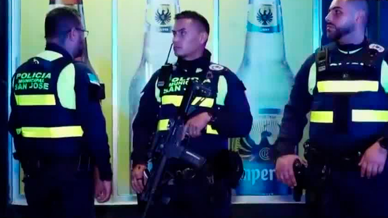 Así fue el despliegue policial en el centro de San José