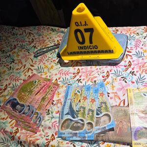 Dinero decomisado por las autoridades. (OIJ)