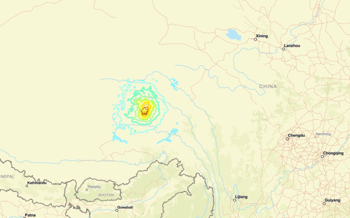 Los terremotos son relativamente frecuentes en China.
