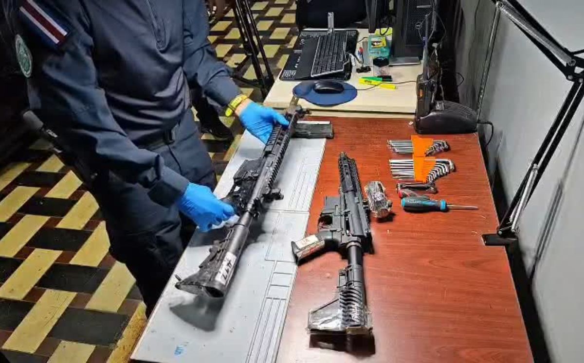 Policía decomisa cuatro armas fabricadas con impresión 3D. (MSP)