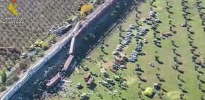La red ferroviaria de alta velocidad española es la segunda más importante del mundo. (Foto por HANDOUT / GUARDIA CIVIL / AFP)